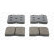 Brake Pad Set, disc brake PREMIER ECO FRICTION FVR655 Ferodo