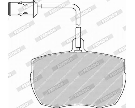 Brake Pad Set, disc brake PREMIER ECO FRICTION FVR656 Ferodo, Image 4