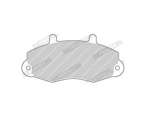 Brake Pad Set, disc brake PREMIER ECO FRICTION FVR700 Ferodo, Image 4