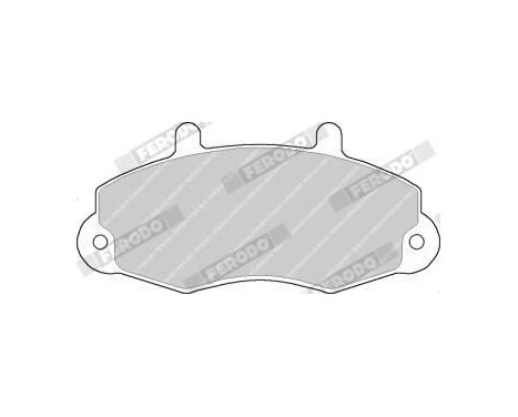 Brake Pad Set, disc brake PREMIER ECO FRICTION FVR700 Ferodo, Image 4
