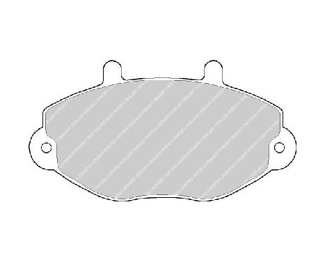Brake Pad Set, disc brake PREMIER ECO FRICTION FVR701 Ferodo, Image 2