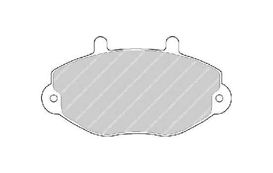 Brake Pad Set, disc brake PREMIER ECO FRICTION FVR701 Ferodo, Image 2