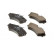 Brake Pad Set, disc brake PREMIER ECO FRICTION FVR785 Ferodo