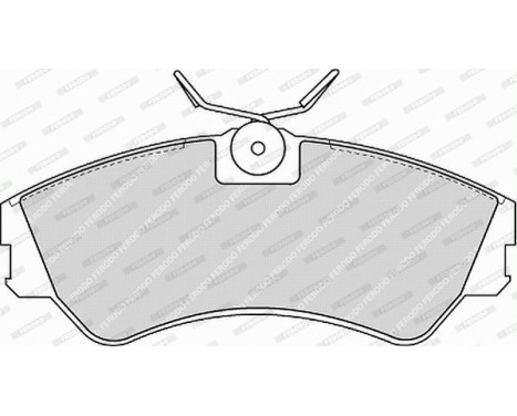 Brake Pad Set, disc brake PREMIER ECO FRICTION FVR785 Ferodo, Image 2