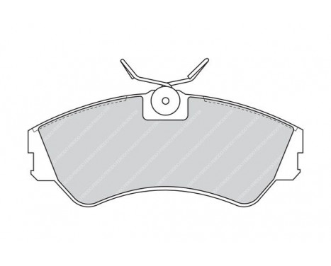 Brake Pad Set, disc brake PREMIER ECO FRICTION FVR785 Ferodo, Image 4