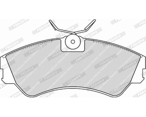 Brake Pad Set, disc brake PREMIER ECO FRICTION FVR785 Ferodo, Image 4