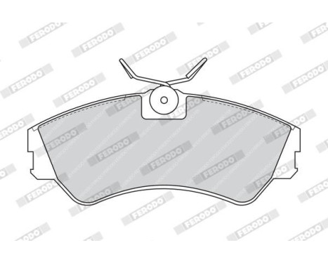 Brake Pad Set, disc brake PREMIER ECO FRICTION FVR785 Ferodo, Image 3