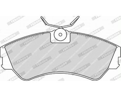 Brake Pad Set, disc brake PREMIER ECO FRICTION FVR785 Ferodo, Image 4