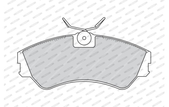 Brake Pad Set, disc brake PREMIER ECO FRICTION FVR785 Ferodo, Image 3