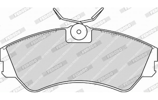Brake Pad Set, disc brake PREMIER ECO FRICTION FVR785 Ferodo, Image 4