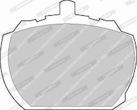 Brake Pad Set, disc brake PREMIER ECO FRICTION FVR833 Ferodo, Image 4