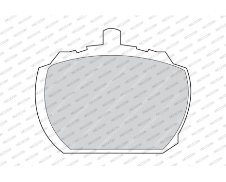 Brake Pad Set, disc brake PREMIER ECO FRICTION FVR833 Ferodo, Image 3