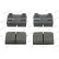 Brake Pad Set, disc brake PREMIER ECO FRICTION FVR84 Ferodo
