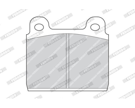Brake Pad Set, disc brake PREMIER ECO FRICTION FVR84 Ferodo, Image 2