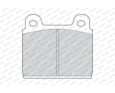 Brake Pad Set, disc brake PREMIER ECO FRICTION FVR84 Ferodo, Image 2