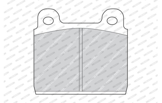 Brake Pad Set, disc brake PREMIER ECO FRICTION FVR84 Ferodo, Image 2
