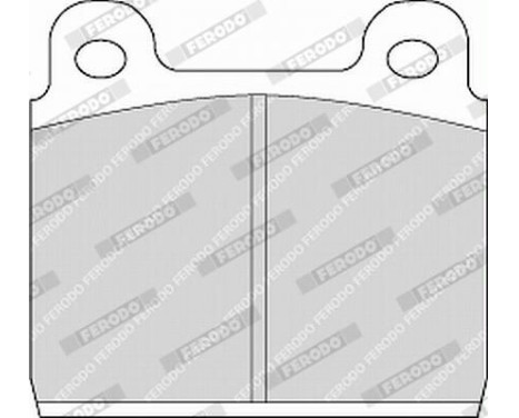 Brake Pad Set, disc brake PREMIER ECO FRICTION FVR84 Ferodo, Image 3