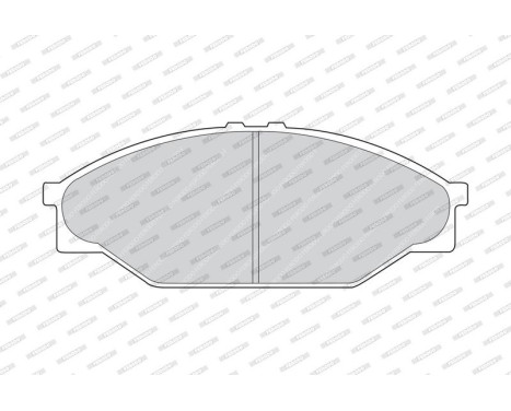 Brake Pad Set, disc brake PREMIER ECO FRICTION FVR949 Ferodo, Image 2