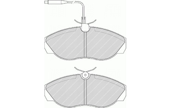 Brake Pad Set, disc brake PREMIER ECO FRICTION FVR967 Ferodo, Image 2