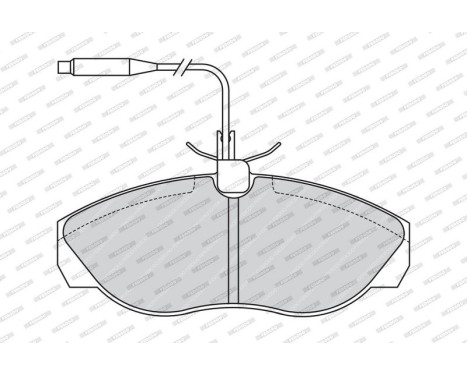Brake Pad Set, disc brake PREMIER ECO FRICTION FVR967 Ferodo, Image 4