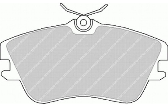 Brake Pad Set, disc brake PREMIER ECO FRICTION FVR970 Ferodo