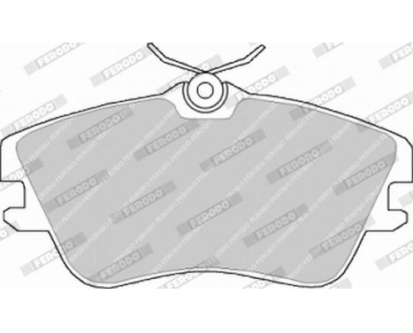 Brake Pad Set, disc brake PREMIER ECO FRICTION FVR970 Ferodo, Image 4
