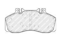 Brake Pad Set, disc brake PREMIER FCV879 Ferodo