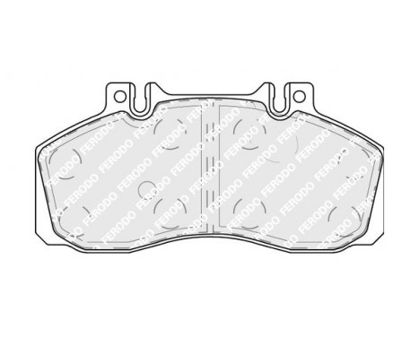 Brake Pad Set, disc brake PREMIER FCV879 Ferodo