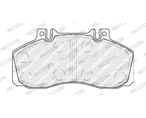 Brake Pad Set, disc brake PREMIER FCV879 Ferodo, Image 2