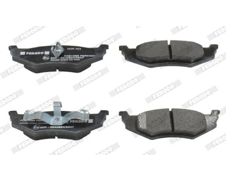 Brake Pad Set, disc brake PREMIER FDB1099 Ferodo, Image 5