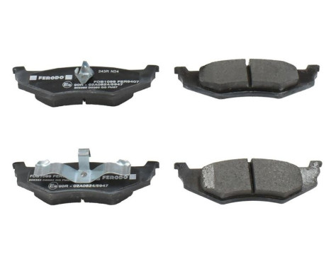 Brake Pad Set, disc brake PREMIER FDB1099 Ferodo, Image 3