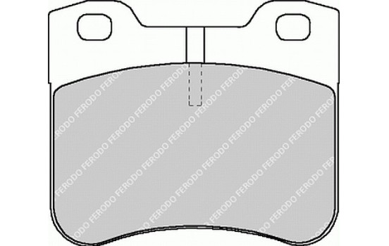 Brake Pad Set, disc brake PREMIER FDB1109 Ferodo, Image 2