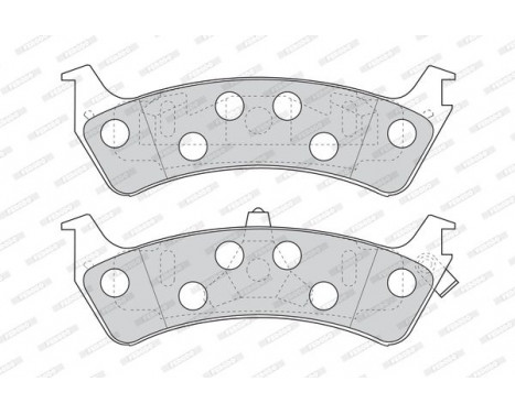 Brake Pad Set, disc brake PREMIER FDB1130 Ferodo, Image 2