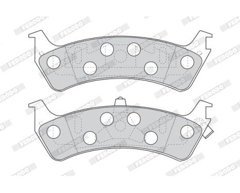 Brake Pad Set, disc brake PREMIER FDB1130 Ferodo, Image 2