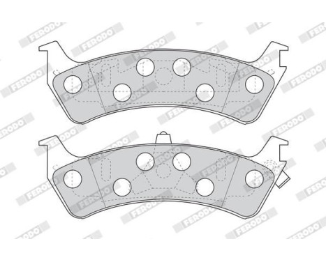 Brake Pad Set, disc brake PREMIER FDB1130 Ferodo, Image 2