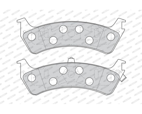 Brake Pad Set, disc brake PREMIER FDB1130 Ferodo, Image 2