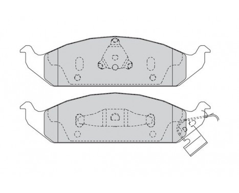 Brake Pad Set, disc brake PREMIER FDB1254 Ferodo, Image 3