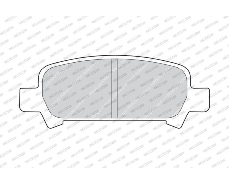 Brake Pad Set, disc brake PREMIER FDB1333 Ferodo, Image 4