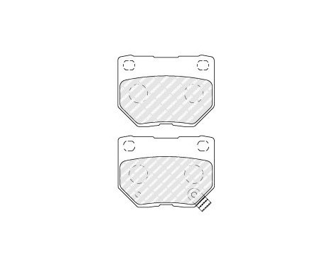 Brake Pad Set, disc brake PREMIER FDB1372 Ferodo, Image 2