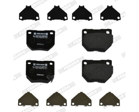 Brake Pad Set, disc brake PREMIER FDB1372 Ferodo, Image 3