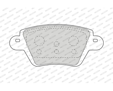 Brake Pad Set, disc brake PREMIER FDB1380 Ferodo, Image 4