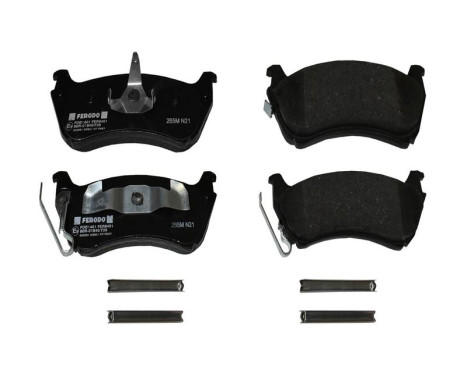 Brake Pad Set, disc brake PREMIER FDB1401 Ferodo, Image 2