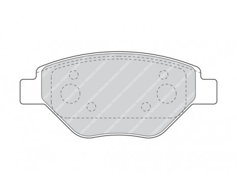 Brake Pad Set, disc brake PREMIER FDB1409 Ferodo, Image 3
