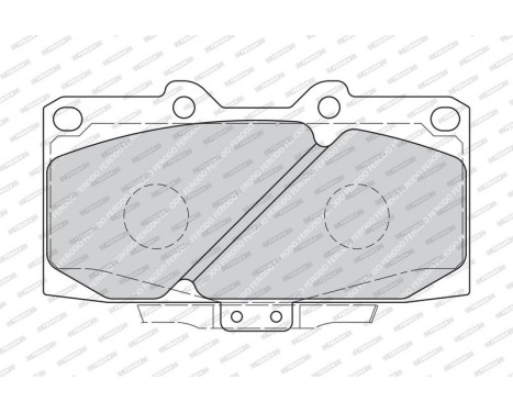 Brake Pad Set, disc brake PREMIER FDB1433 Ferodo, Image 4