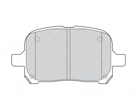 Brake Pad Set, disc brake PREMIER FDB1437 Ferodo, Image 2