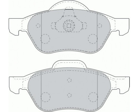 Brake Pad Set, disc brake PREMIER FDB1440 Ferodo, Image 2