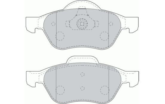 Brake Pad Set, disc brake PREMIER FDB1440 Ferodo, Image 2