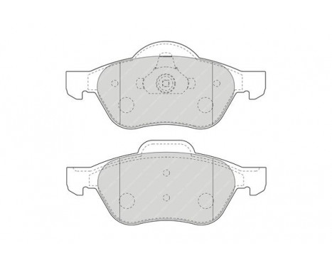 Brake Pad Set, disc brake PREMIER FDB1440 Ferodo, Image 3