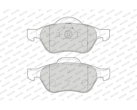 Brake Pad Set, disc brake PREMIER FDB1440 Ferodo, Image 4