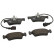 Brake Pad Set, disc brake PREMIER FDB1460 Ferodo